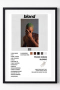 Frank Ocean - Blonde | Album Cover Poster